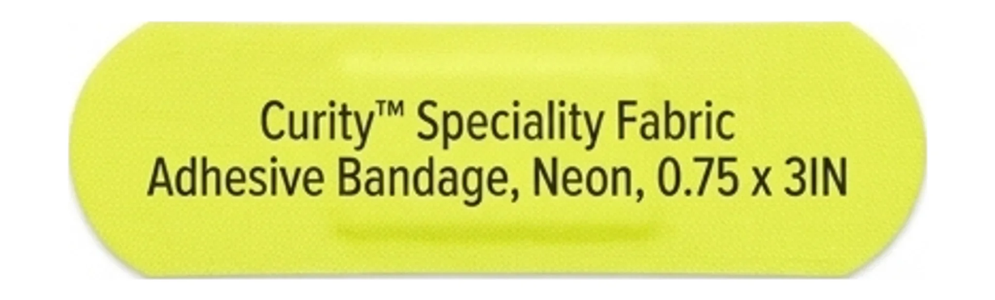 Curity™ Speciality Fabric Adhesive Bandage, Neon, 0.75 x 3IN