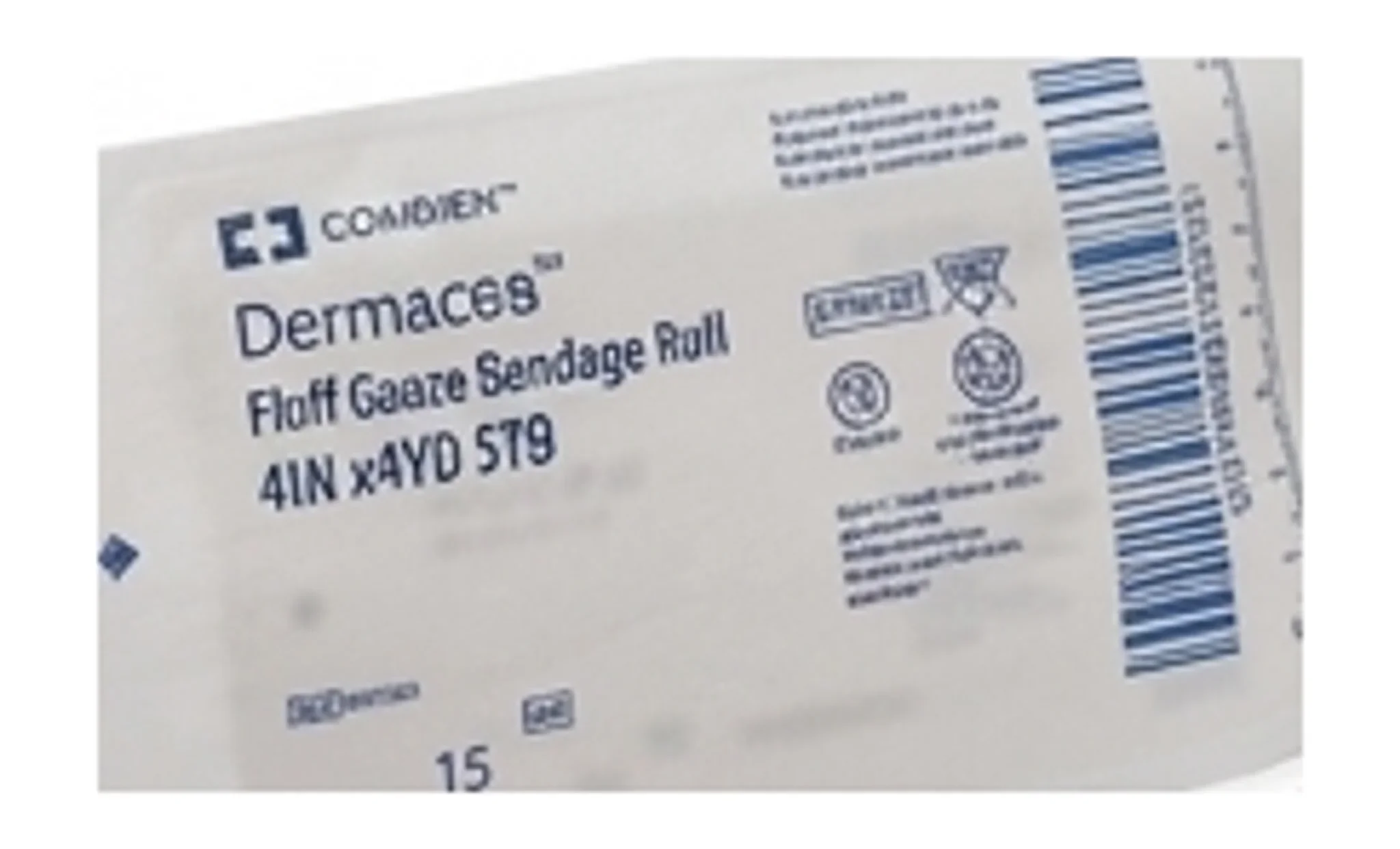 Dermacea™ Fluff Gauze Bandage Roll 4IN X4YD STR