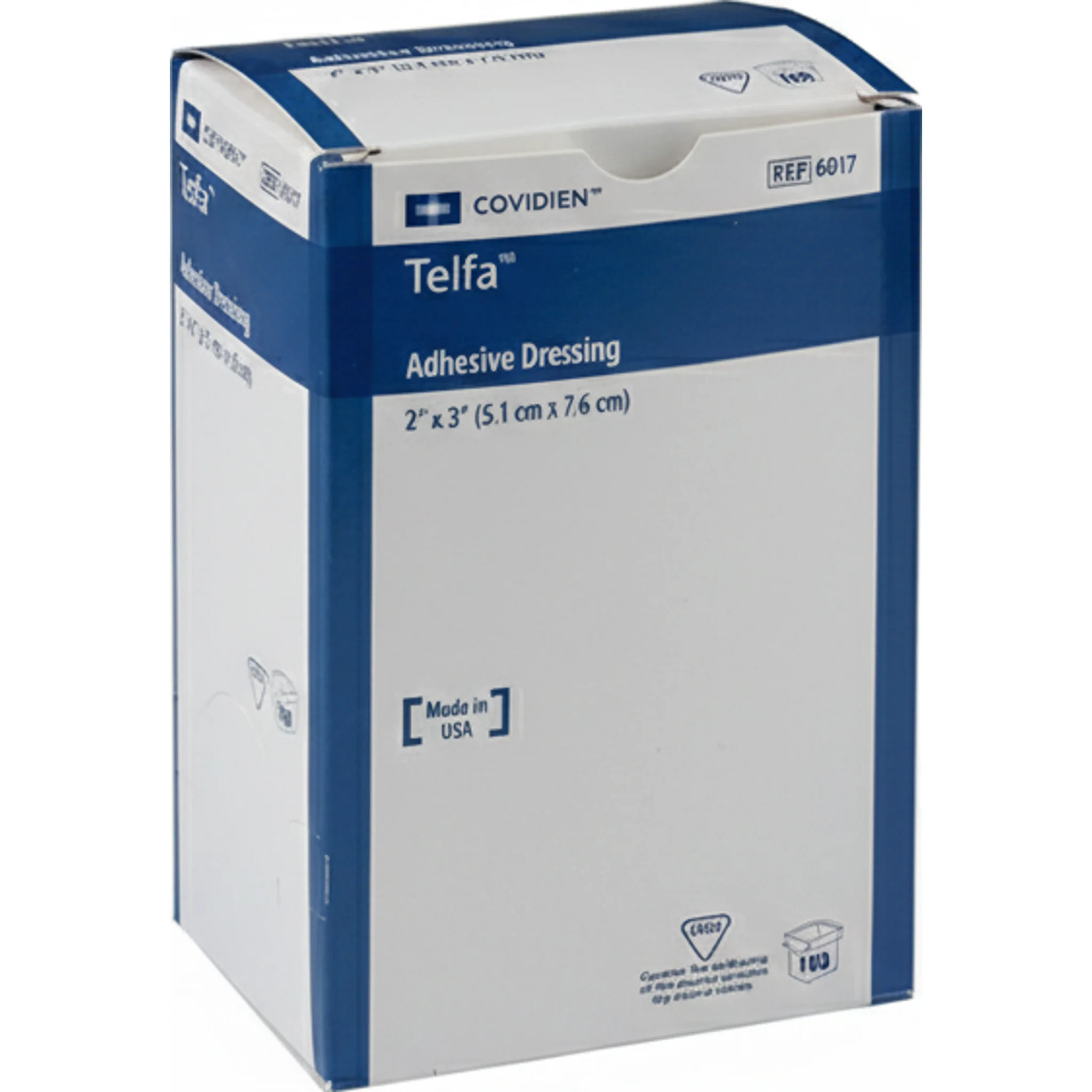 Telfa™ Ouchless Adhesive Dressing Gauze Pad, Sterile, W2" x L3"