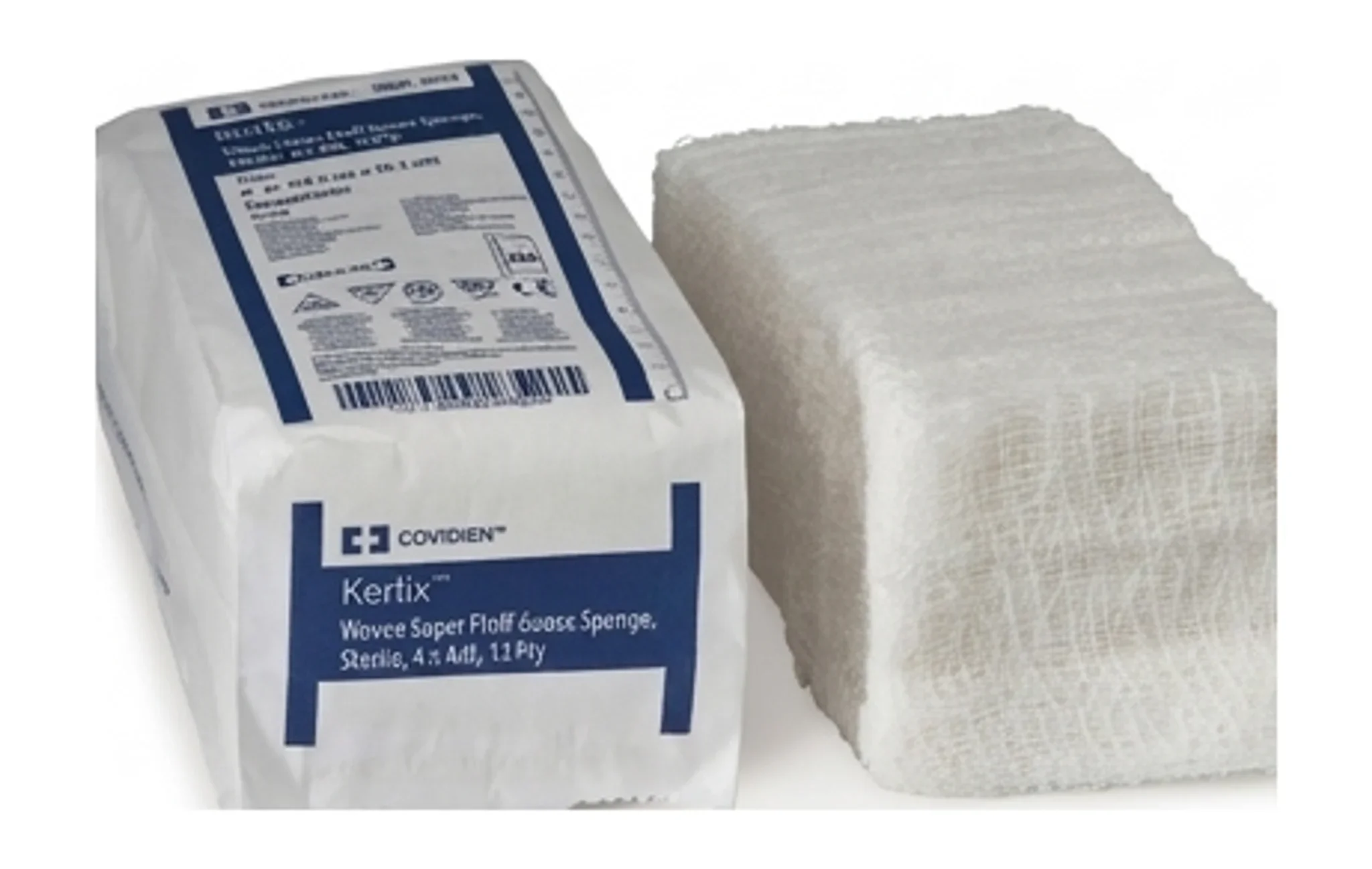 Kerlix™ Woven Super Fluff Gauze Sponge, Sterile, 4 x 4IN, 12 Ply