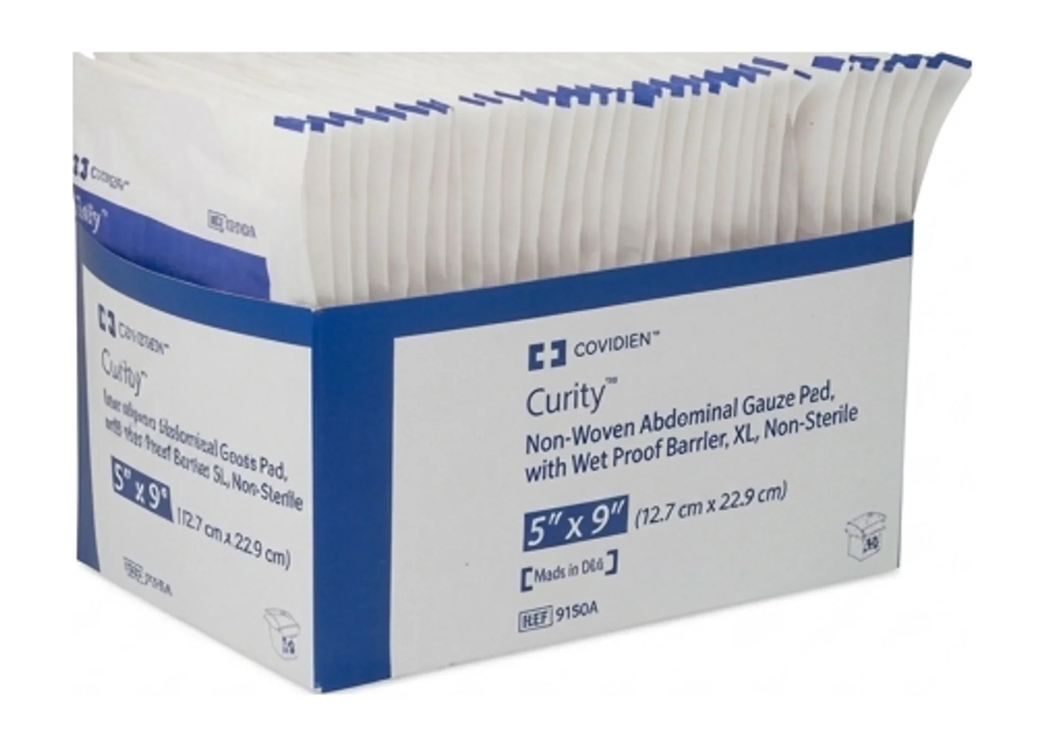 Curity™ Non-Woven Abdominal Gauze Pad, with Wet Proof Barrier, XL, Non-Sterile