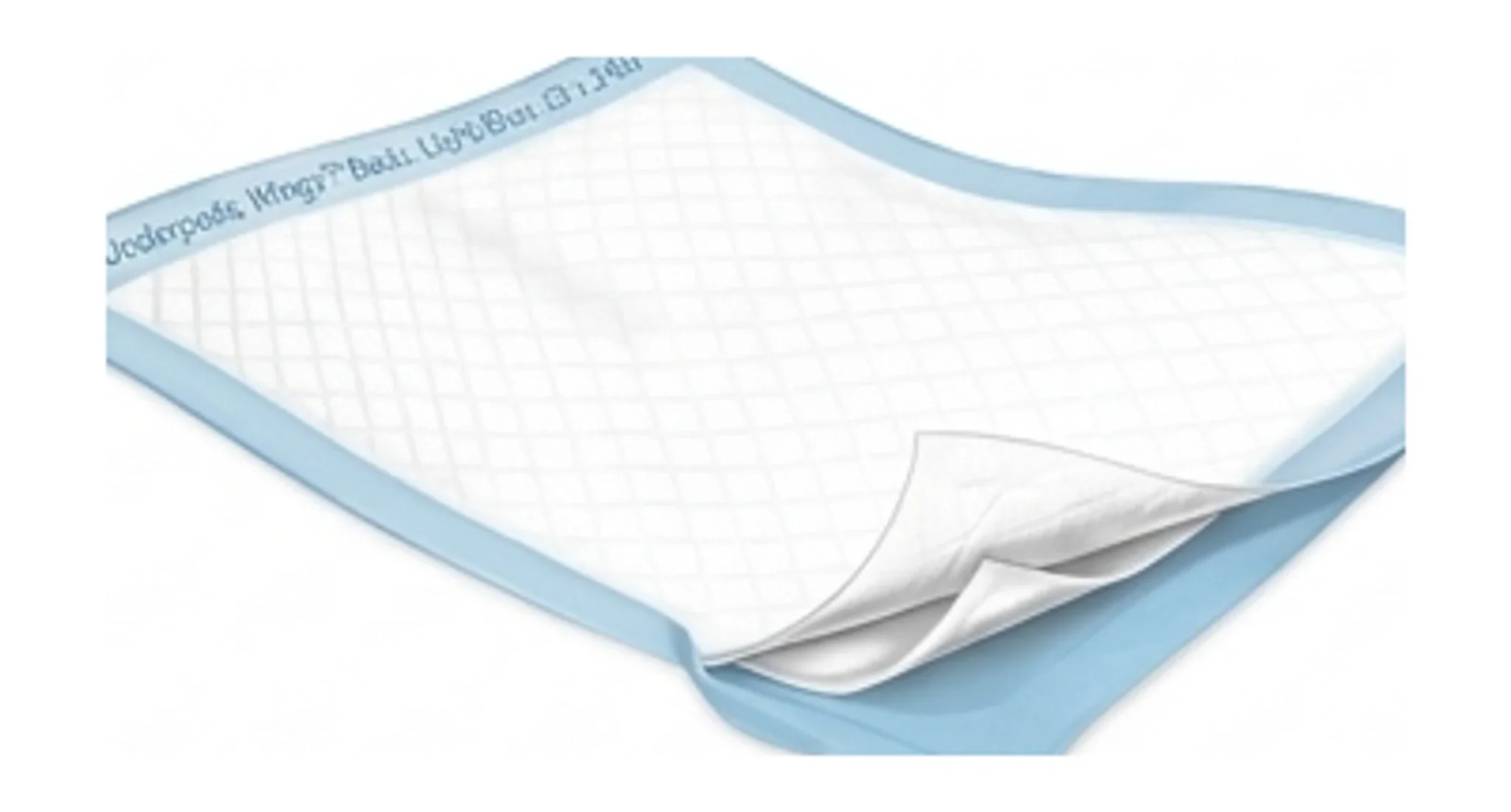 Underpads, Wings™ Basic, Light Blue, 23 x 24IN
