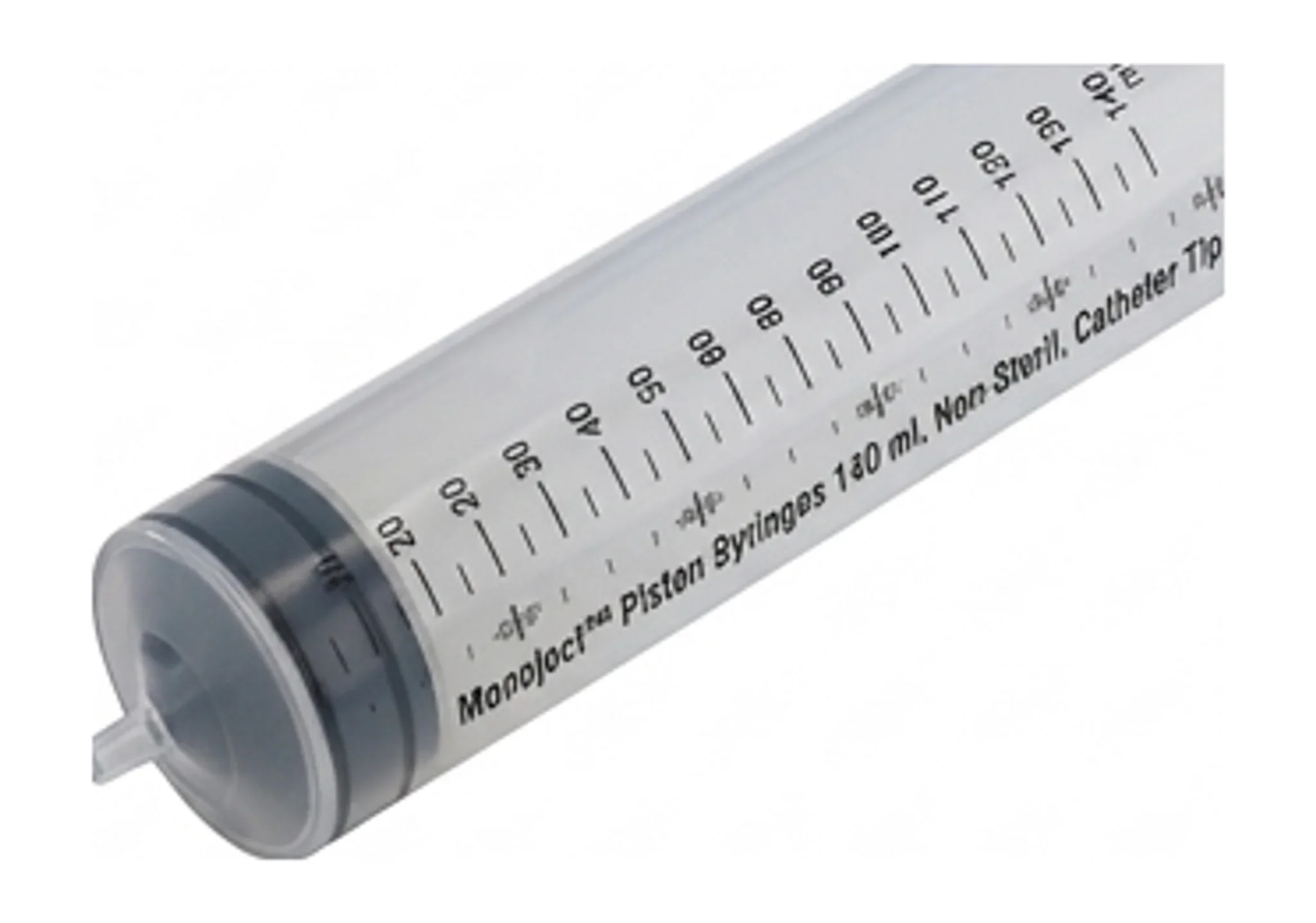 Monoject™ Piston Syringes 140 ml, Non-Steril, Catheter Tip