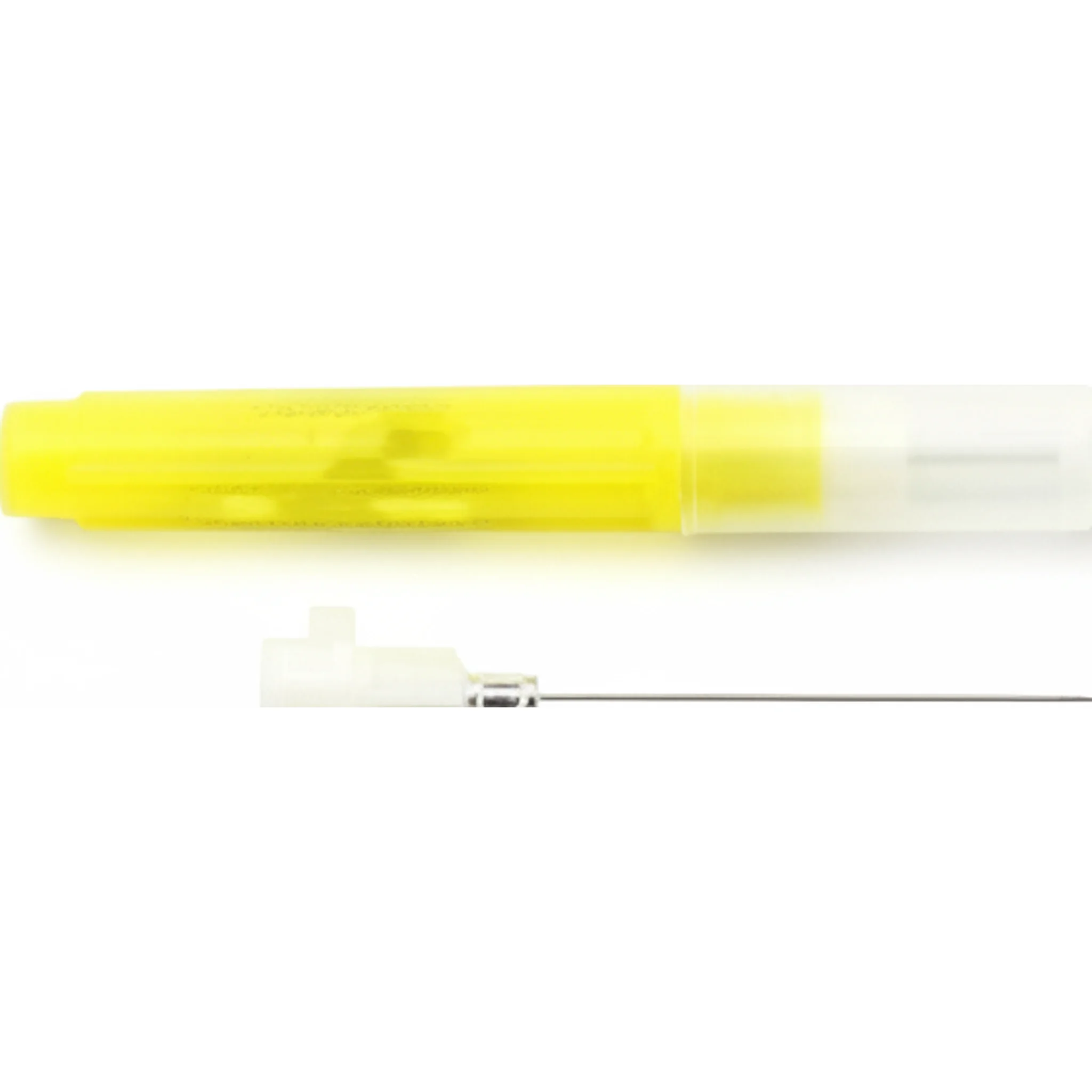 Monoject™ Dental Needle, 400 Plastic Hub, Long, OD 27GA, L1-1/4" Yellow