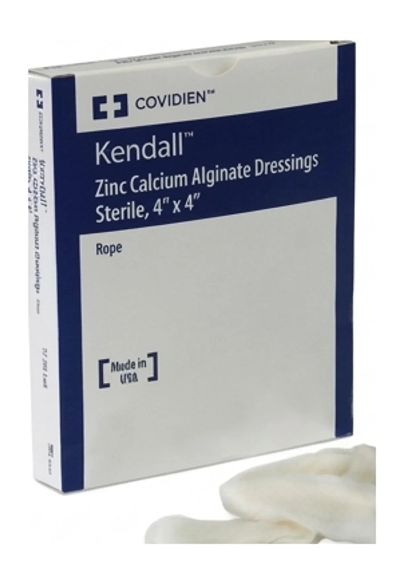 Kendall™ Zinc Calcium Alginate Dressings Sterile, 4" x 4"