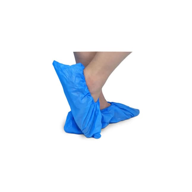 Shoe Cover, Plastic, Blue