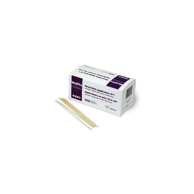 MedPro® Wood Stick Applicator, L6" Non-Sterile