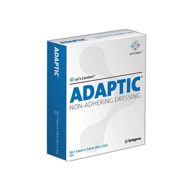 Adaptic™ Non-Adhering Dressing, Sterile, W3" x L3"