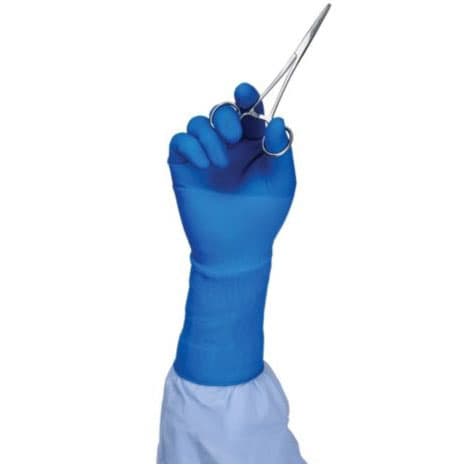 Protexis® Latex Blue with Neu-Thera® Emollient Coating, Surgical Gloves, Size 5-1/2, L11.1" Blue