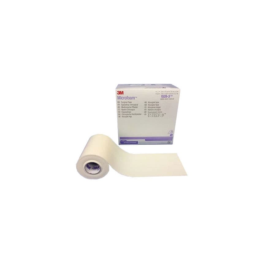Microfoam™ Surgical Tape, W3" x L5-1/2yd