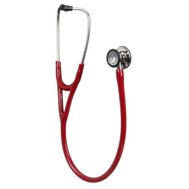 Littmann® Cardiology IV™ Stethoscope, 27" Tube, Mirror Finish Chestpiece, Burgundy
