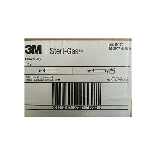 Steri-Gas™ EO Gas Cartridge 8XL/GS8/GS8X 2 Steri-Vac&trade: Sterilizer/Aerator Series