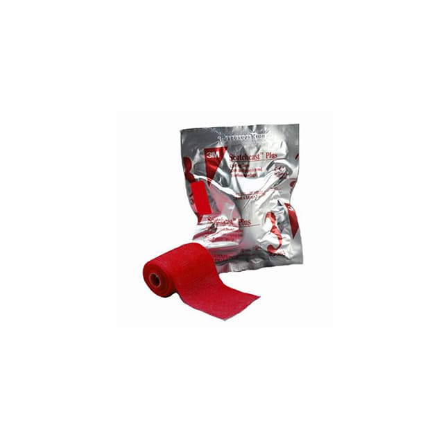 Scotchcast™ Plus Casting Tape, Red, W5.0cm x L3.6m