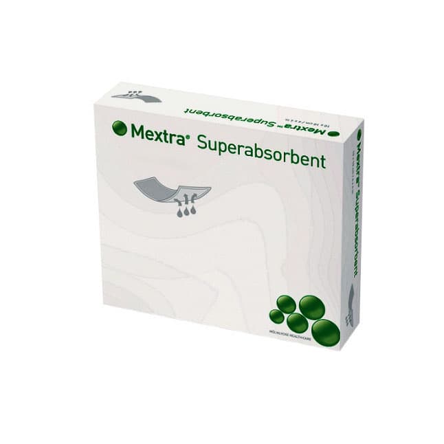 Mextra® Superabsorbent Wound Dressing, 12.5cm x 17.5cm