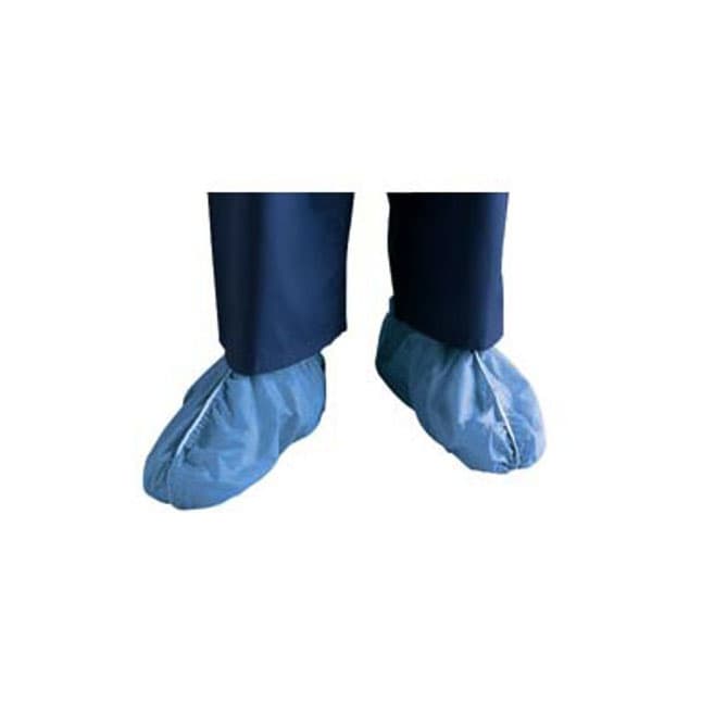 Dura-Pak™ Shoe Cover, SMS, With Skid-Resistant Thread, Universal, Blue