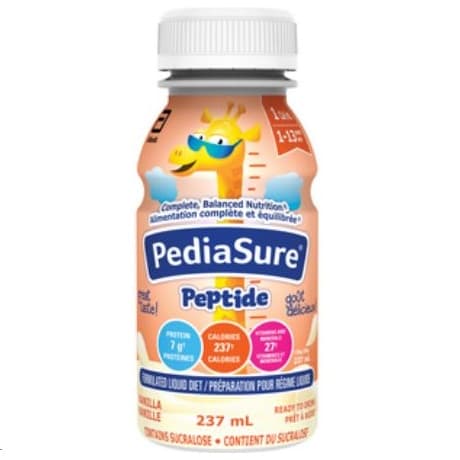 PediaSure® Peptide Nutritional Formula, 1Cal, Vanilla, 237mL