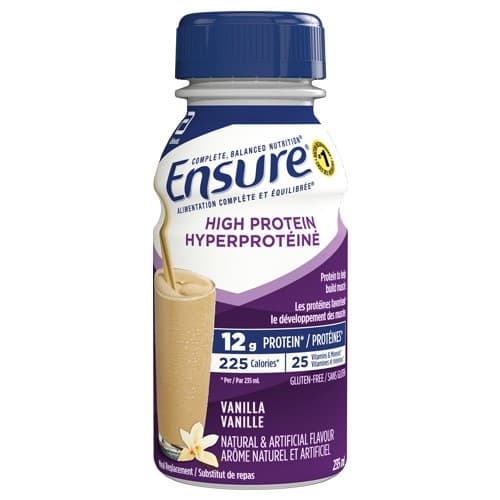 Ensure® High Protein 12g Nutritional Formula, 235mL, Vanilla