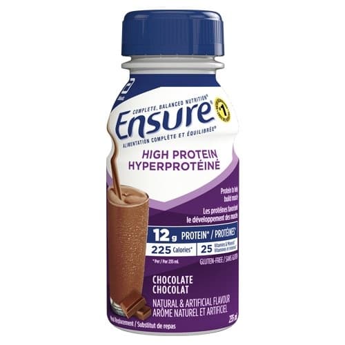 Ensure® High Protein 12g Nutritional Formula, 235mL, Chocolate