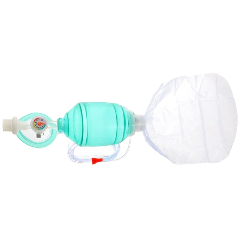 Airlife AirFlow™ Manual Resuscitator with Integrated Pressure Manometer, PEEP, Pediatric