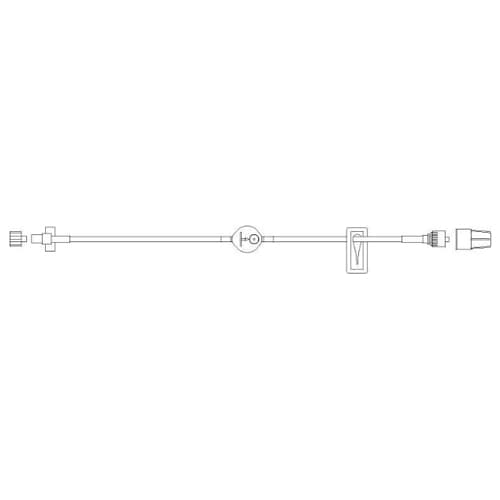 Extension Set, Smallbore Tubing, 0.5m