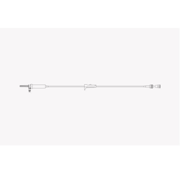 Secondary Administration Set, Non-Vented Needle-Free Valve