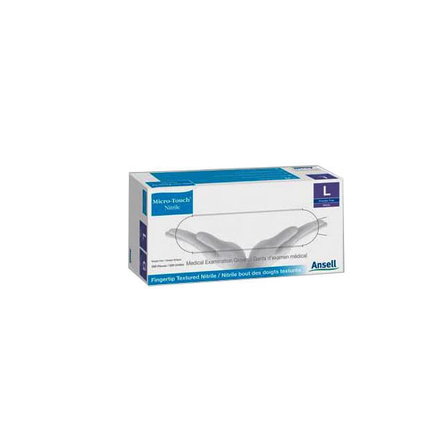 Micro-Touch® Examination Glove, Nitrile, Medium, Blue