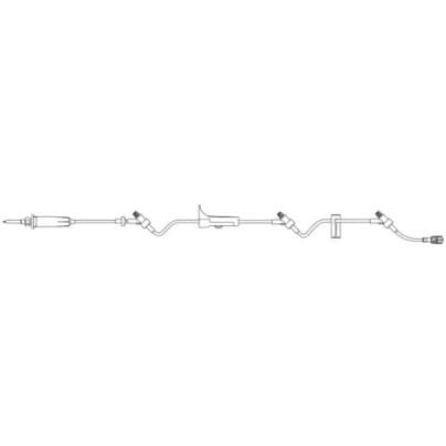 Gravity IV Administration Set, With Three CARESITE® Injection Site, 20mL, L112"