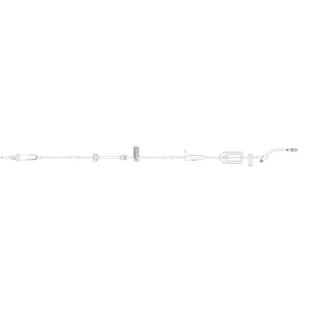 Infusomat® Space IV Pump Set, With One CARESITE® 23mL, L119"