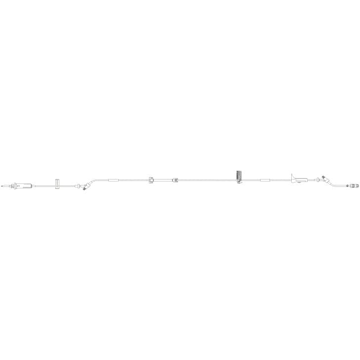 Infusomat® Space IV Pump Set, With Two CARESITE® Injection Site, 21mL, L118"
