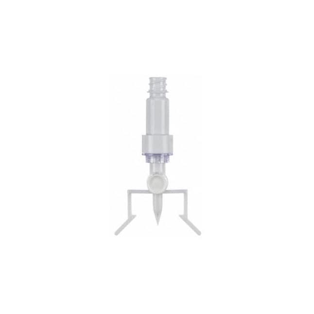 Mini-spike® Dispensing Pin, with ULTRASITE® Valve and Security Clip, Luer Slip Connector