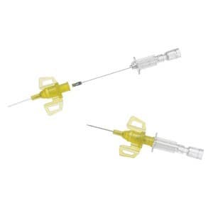 Introcan Safety® 3 Closed Intravenous Needle, Winged, Polyurethane, OD 24GA, L0.75"