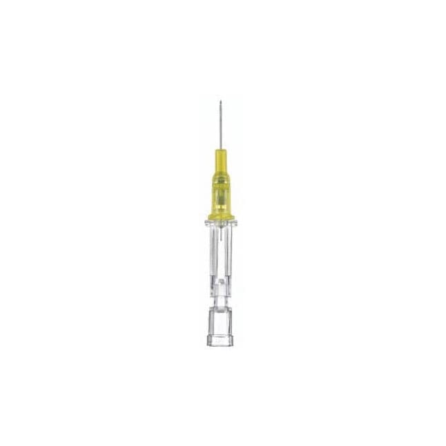 Introcan Safety® IV Catheter, Straight, Thin wall Needle, Polyurethane, L0.55" OD 24GA