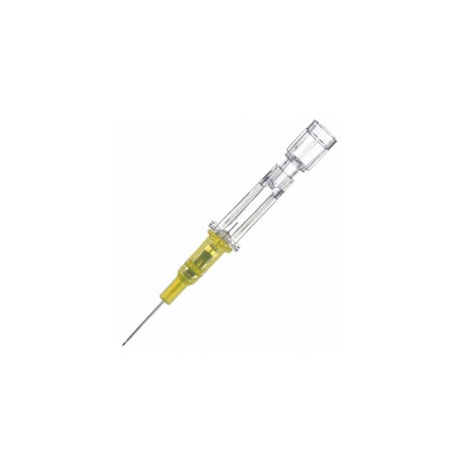 Introcan Safety® IV Catheter, Straight, Teflon®, L0.55" OD 24GA