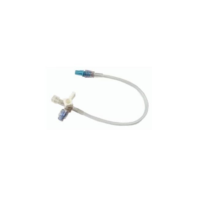 Anesthesia Extension Set, with High-Flow Four-Way Stopcock, 3.3mL, L22"