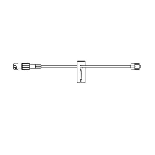 Extension Sets with SAFELINE Split Septum Injection Sites, Priming Volume: 0.42 mL, Length: 7"