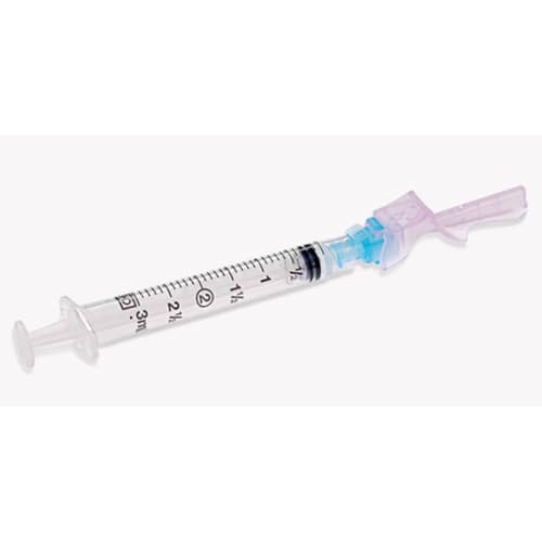 SYRINGE 3ML LL W/NDL ECLIPSE 23X1 1/2 RB TW 50EA/BX 6BX/CA