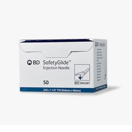 Injection Needle SafetyGlide™ 23 G x 1/1/2 in