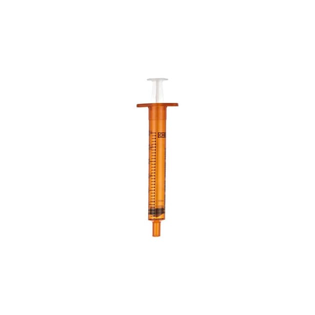 Oral Syringe, Tip Cap, 10mL, Amber