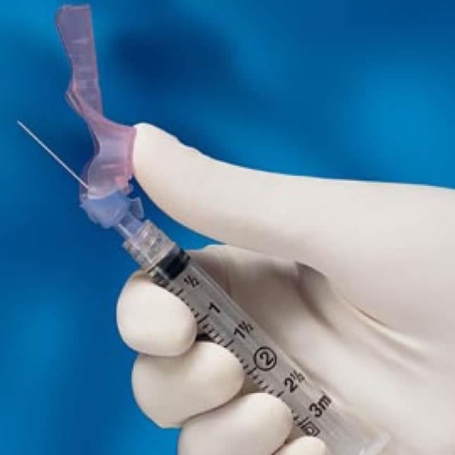BD Eclipse™ Needle 21 G x 1 in. with detachable 3 mL BD Luer-Lok™ Syringe