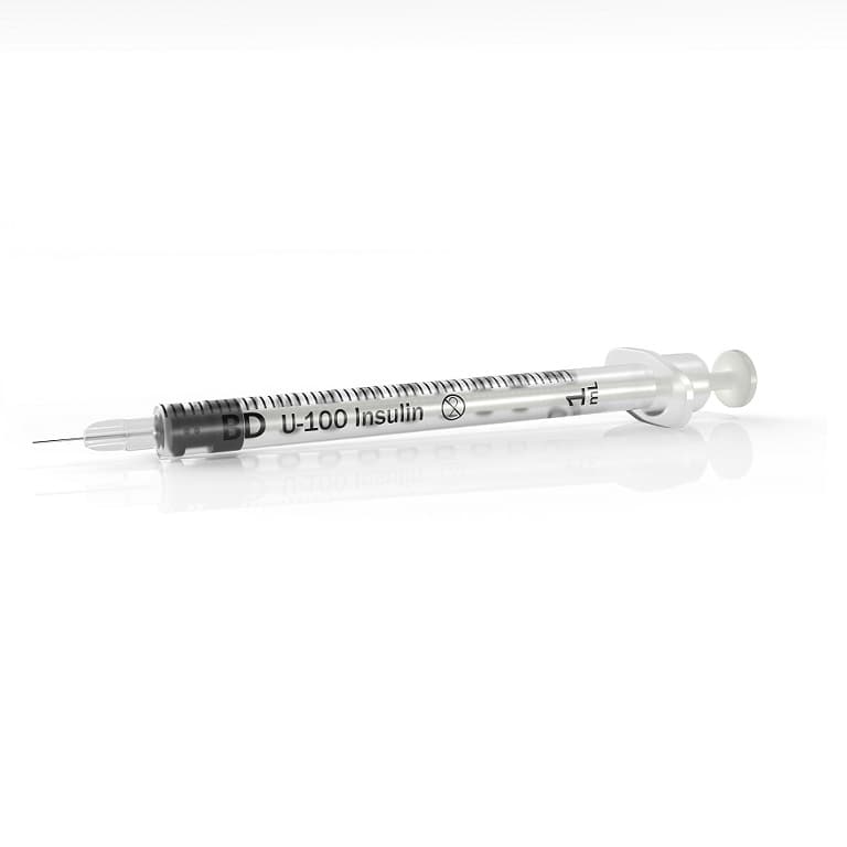 Ultra-Fine™ and Ultra-Fine™ II Insulin Syringes, L8mm ODSEC 30GA Needle, 1mL
