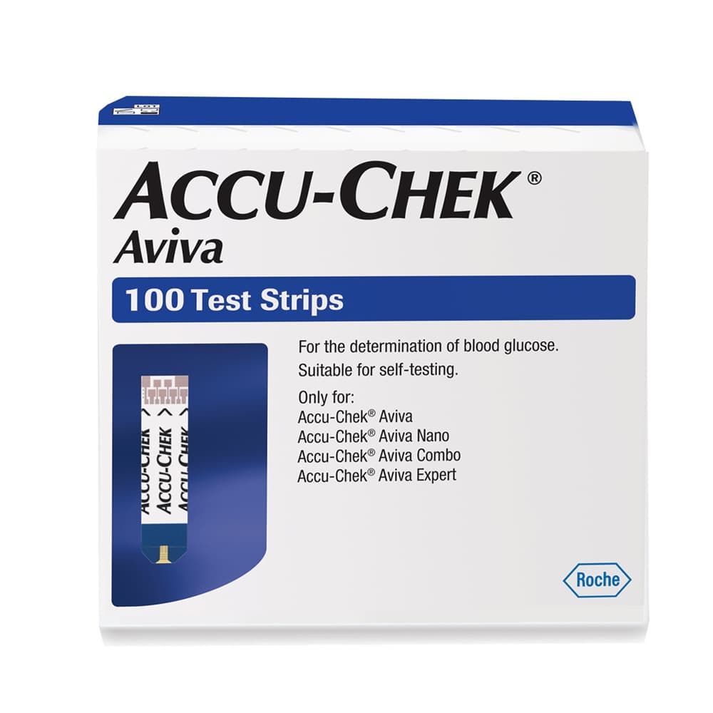 Accu-Chek® Aviva Test Strip, 100's