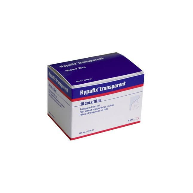 Hypafix® Transparent Film Roll, Adhesive, W10cm x L10m