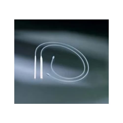 Drain with Trocar, Silicone, Round, Radiopaque