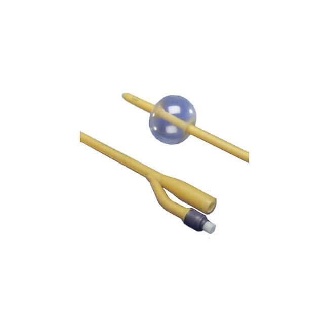 Bardia® Foley Catheter, 2-Way Silicone Elastomer With 5cc Balloon, 14Fr
