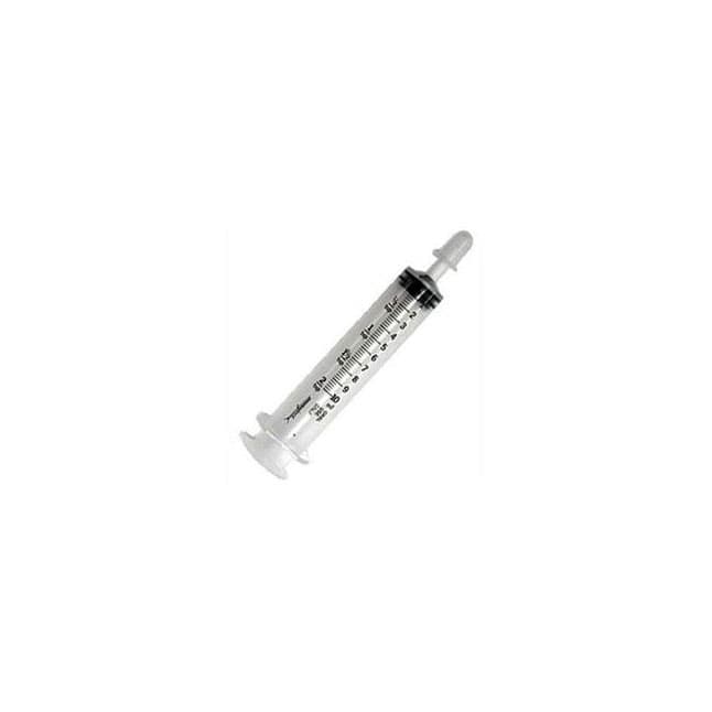 Enteral Safe Feeding Syringe, Orange Tipped, 10mL, Non-Sterile