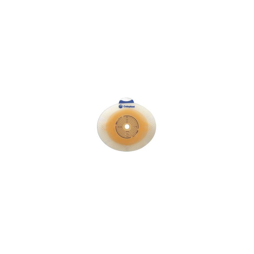 SenSura® Click Barrier, Two-Piece, Cut-to-Fit, Flat, 3/8" to 1-3/4" Stoma, Standard Wear, Red Coupling