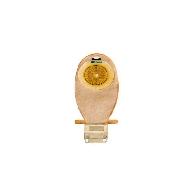 SenSura® Urostomy Pouch, One-Piece, Pre-Cut, Flat, Filter, 1-3/16" Stoma, 655mL, Maxi, Opaque