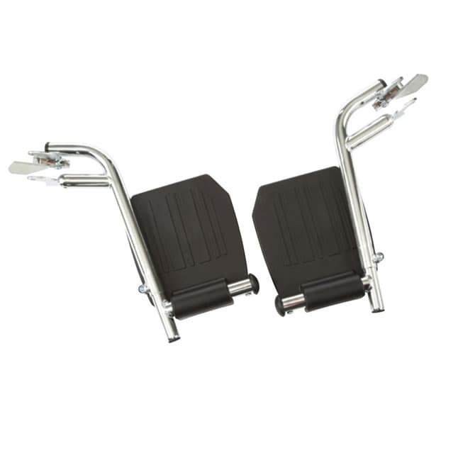Wheelchair, Swing Away Footrest, Removable Full Length Armrest, Chrome Finish, 500 lb