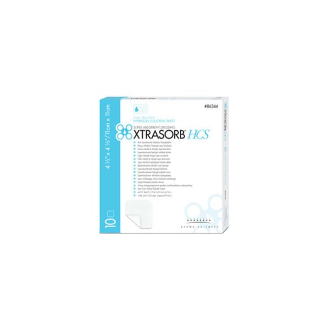 XTRASORB® HCS Super Absorbent Dressing, Non-Adhesive, W4.3" x L4.3"