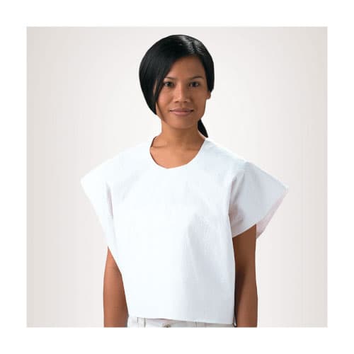 3 Ply Exam Cape, Tissue, 30x21 in., White